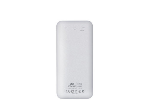 RIVACASE VA2280 (20000mAh) с дисплеем, белый, внешний аккумулятор /24