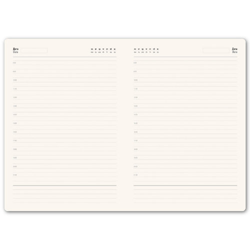 Ежедневник недатированный портфолио Mark, формат А5, в линейку
 (темно-синий)