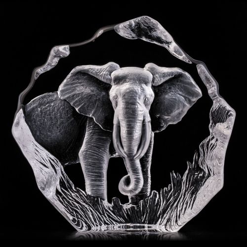 Скульптура "Слон", прозрачный