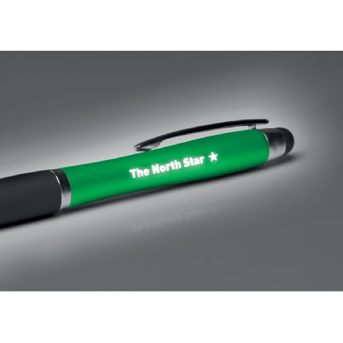 Шариковая ручка с подсветкой (зеленый-зеленый)
