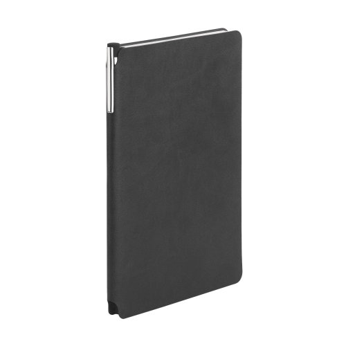 Ежедневник недатированный "Альба", формат А5, гибкая обложка, черный