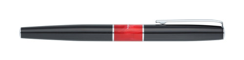 Ручка перьевая Pierre Cardin LIBRA с колпачком, черный/красный/серебро