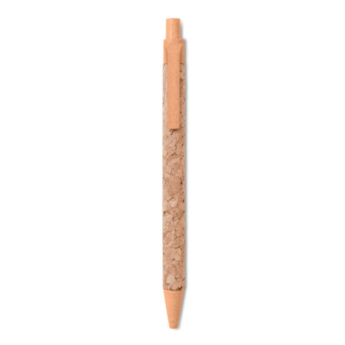 Ручка шариковая пробковая (оранжевый)