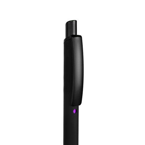 Ручка шариковая ENIGMA, металл, софт-покрытие (черный, фиолетовый)