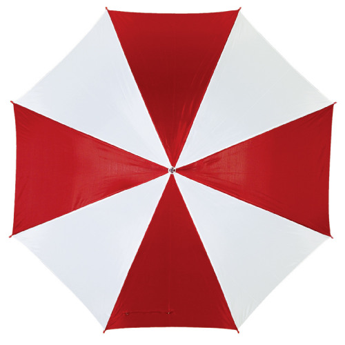 Зонт-трость "Regular", белый/красный