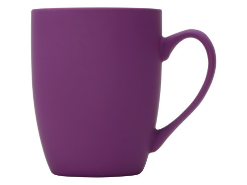 Кружка с покрытием soft-touch Tulip Gum, фиолетовый