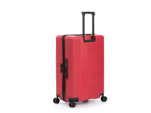 Чемодан TORBER Elton, красный, ABS-пластик, 47 х 32 х 78 см, 96 л