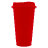 Стакан с крышкой Color Cap, красный
