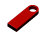 USB 2.0-флешка на 512 Мбайт с мини чипом и круглым отверстием, красный