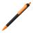 Ручка шариковая FORTE SOFT BLACK, покрытие soft touch (черный, оранжевый)