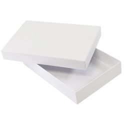 Коробка подарочная,  белый, 16х24х4 см (белый)
