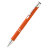 Ручка металлическая Molly софт-тач, оранжевая