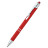 Ручка металлическая Ingrid софт-тач, красная