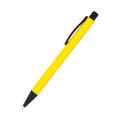 Ручка металлическая Deli, желтая