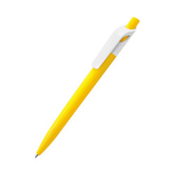 Ручка пластиковая Bremen, желтая