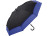Зонт-трость 7709 Stretch с удлиняющимся куполом, полуавтомат, черный/синий