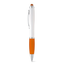 SANS. Шариковая ручка с зажимом из металла (оранжевый)