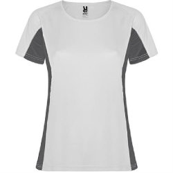 Спортивная футболка SHANGHAI WOMAN женская, БЕЛЫЙ/ТЕМНЫЙ ГРАФИТ 2XL
