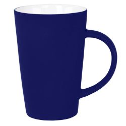 Кружка "Tioman" с прорезиненным покрытием (темно-синий)