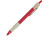 Ручка шариковая HANA из пшеничного волокна, бежевый/красный