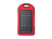Портативный внешний аккумулятор DROIDE на солнечной батарее, красный