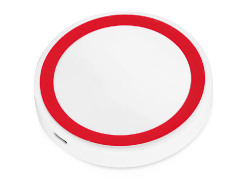 Беспроводное зарядное устройство Dot, 5 Вт, белый/красный