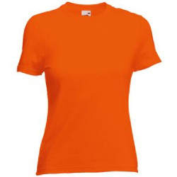 Футболка женская "Lady-Fit Valueweight T" (оранжевый)