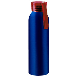 Бутылка для воды VIKING BLUE 650мл. Синяя с красной крышкой 6140.03