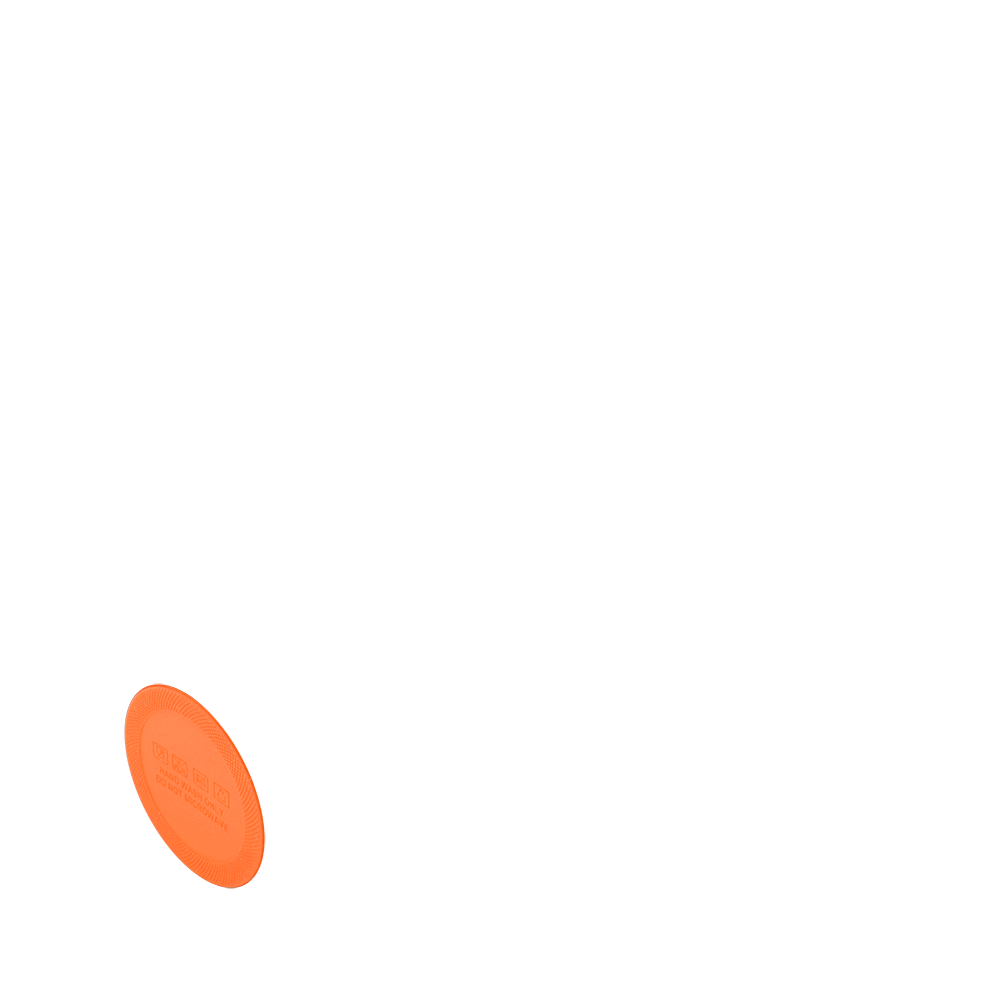 Накладка силиконовая для термокружки Surprise, оранжевый