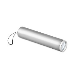 Брелок-фонарик Laiton с подсветкой Logo, серебро