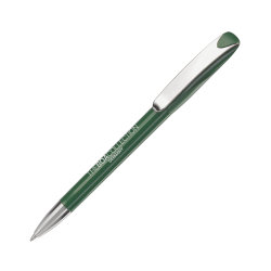 Ручка шариковая BOA MM, темно-зеленый, темно-зеленый