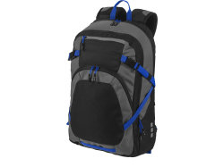 Рюкзак Milton для ноутбука 14, черный/темно-серый/ярко-синий