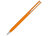 Ручка металлическая шариковая Slim, оранжевый