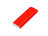 Флешка 3.0 прямоугольной формы, оригинальный дизайн, двухцветный корпус, 128 Гб, красный/белый