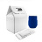 Набор Coffee Box c кофером софт-тач CO12s, синий