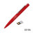 Ручка шариковая "Callisto" с флеш-картой 32Gb, покрытие soft touch, красный