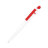 Ручка шариковая MIR (белый, красный)