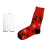 Носки подарочные  "Счастливый год" в упаковке (черный, красный)